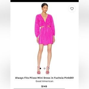 NEW WORN ONCE! Good American Dress